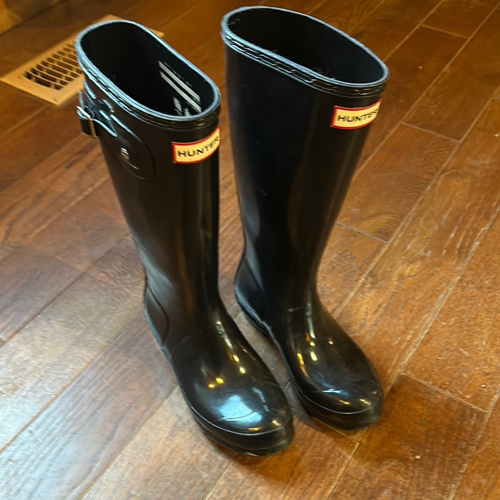 Hunter Black Rain Boots